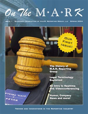 M.A.R. Reporting Group newsletter